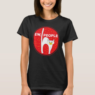 Camiseta Ew Pessoas Gato Meowy Ótimo Gi