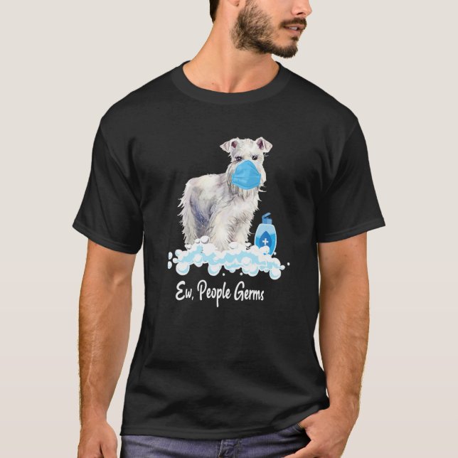 Camiseta Ew Pessoas Germs West Highland White Terrier Com F (Frente)