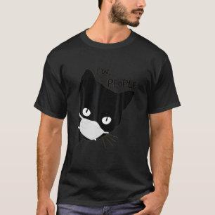 Camiseta Ew Pessoas - Máscara de Gato Preto - Quarentena 2