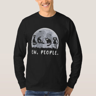 Camiseta Ew Pessoas Negras Engraçadas Figurino de Gato das 