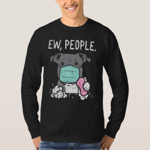 Camiseta Ew Pessoas Pitbull Mask Social Distancing Quaranto