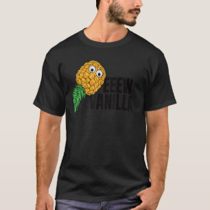 Camiseta Ew Vanilla Surpreendeu Swinger Para Baixo Ananás
