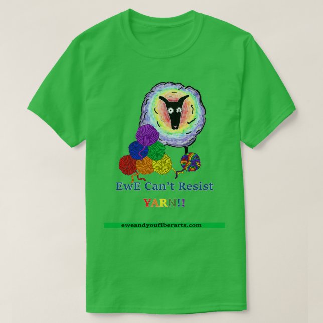 Camiseta EwE Cant Resist Yarn (Frente do Design)