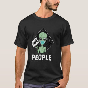 Camiseta Ewww Pessoas Engraçadas Alienígenas Engraçadas Dit