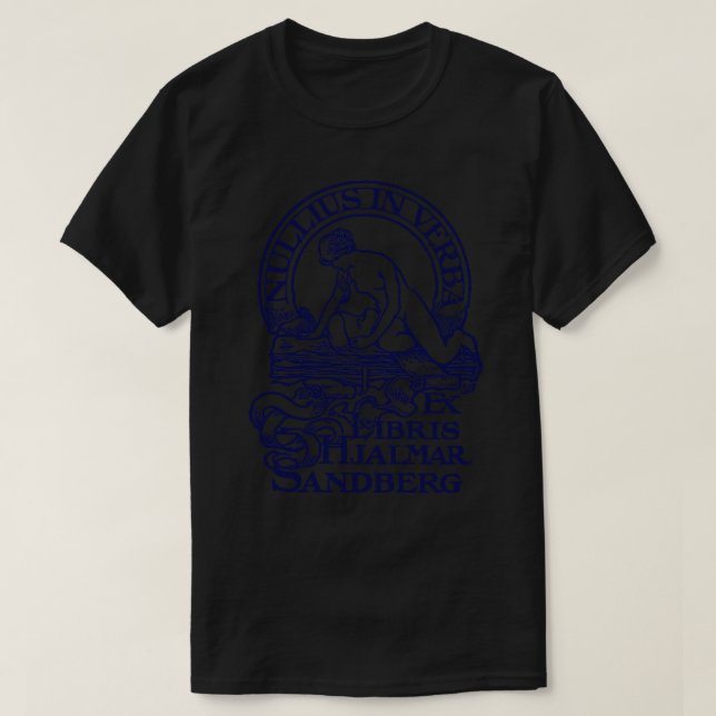 Camiseta Ex-Libris Hjalmar Sandberg (Frente do Design)