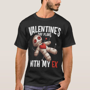 Camiseta Ex Lover Voodoo Dia de os namorados Doll Plano Fun