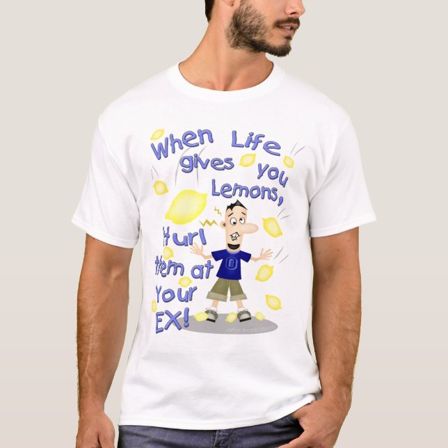 Camiseta Ex-Marido engraçado/divórcio dos desenhos animados (Frente)