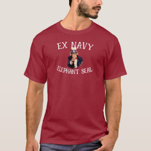 Camiseta Ex Marinheiro Elefante Foca 2026 2027 2028 2029 20