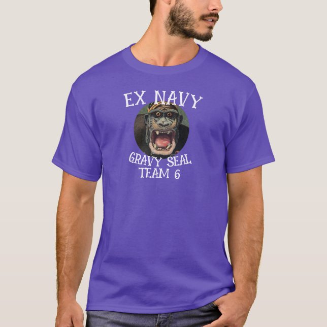 Camiseta Ex-Marinho Elephant Seal TEAM 6 (Frente)