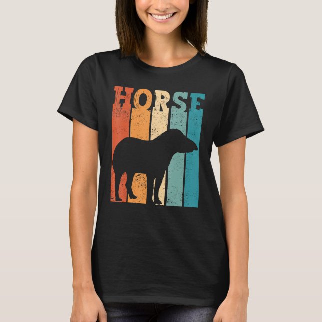 Camiseta Ex Mormon Tapir Horse LDS Retro Exmo Horse_2 (Frente)