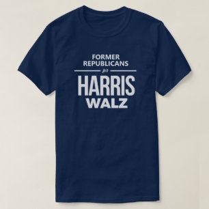 Camiseta Ex-republicanos para Harris Walz