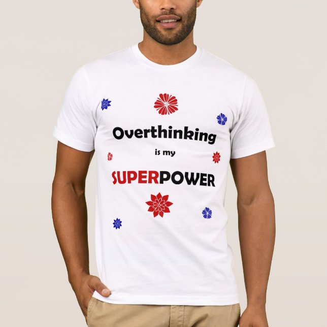 Camiseta Exagerar pensando (Frente)