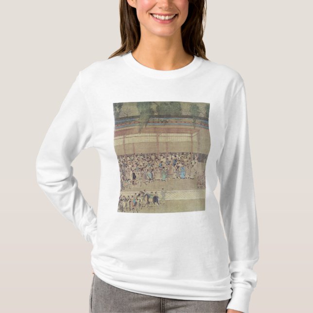 Camiseta Exame de espera chinês antigo (Frente)