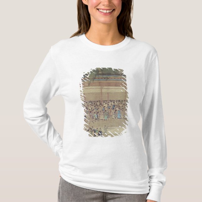 Camiseta Exame de espera chinês antigo (Frente)