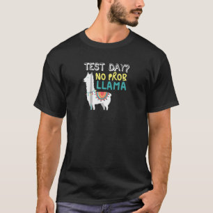 Camiseta Exame de Teste do Professor no Dia do Teste Fim do