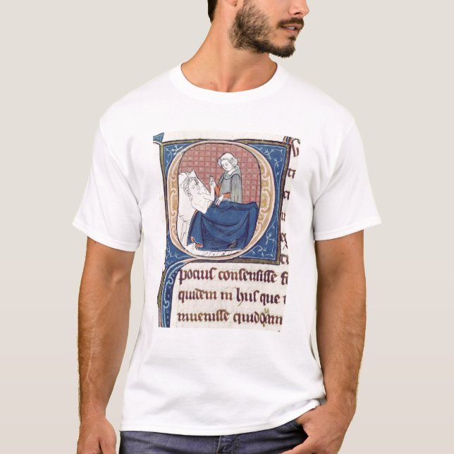 Camiseta Examinando um paciente (Frente)