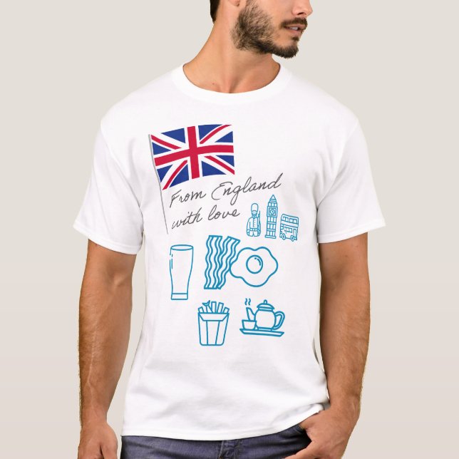 Camiseta EXANGLIA (Blue + Grey) (Frente)