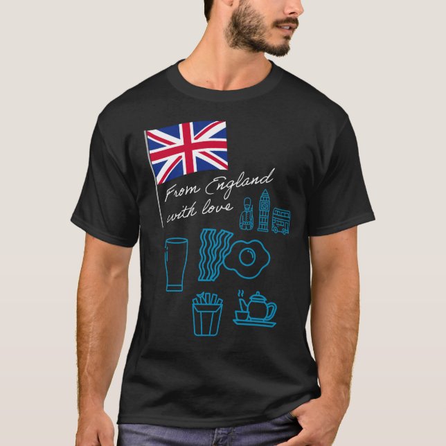 Camiseta EXANGLIA (Blue + White) Basic (Frente)