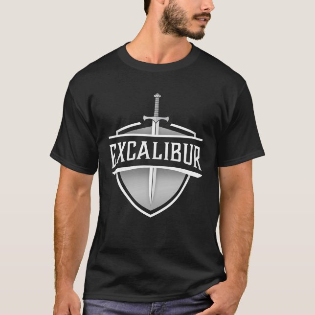 Camiseta Excalibur A Lendária Espada na Pedra do Rei (Frente)