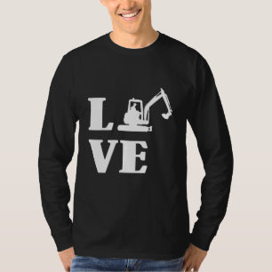 Camiseta Excavator Driver Building Workers Lov