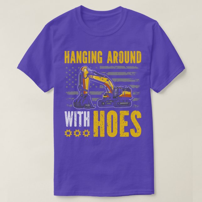 Camiseta Excavator Driver Men Funny Backhoger Digger (Frente do Design)
