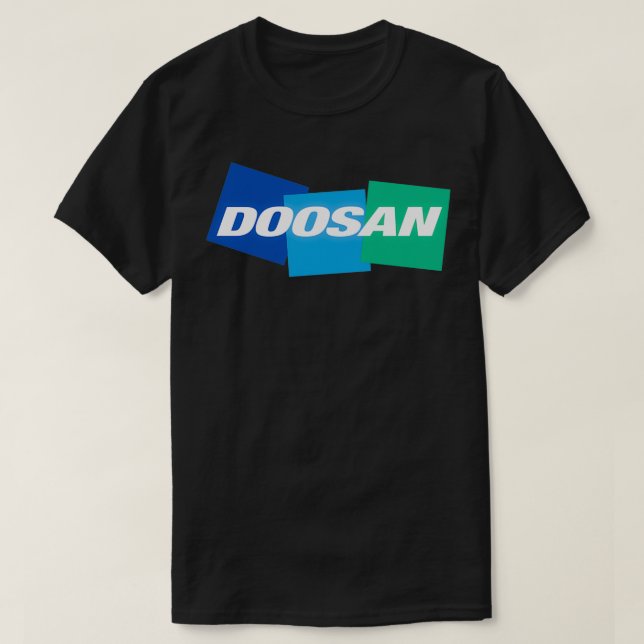CAMISETA EXCAVATORS DOOSAN LOGO (Frente do Design)