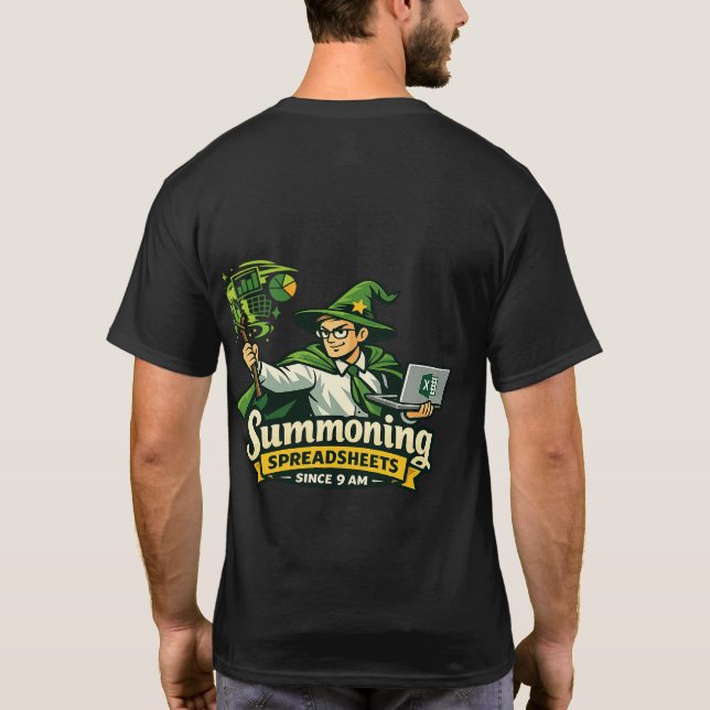 Camiseta Excel Mago – Feiticeiro Divertido de Planilhas do  (Verso)