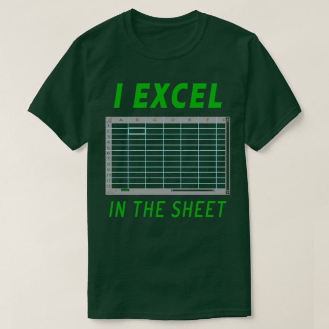 Camiseta Excel Na Folha (Frente do Design)