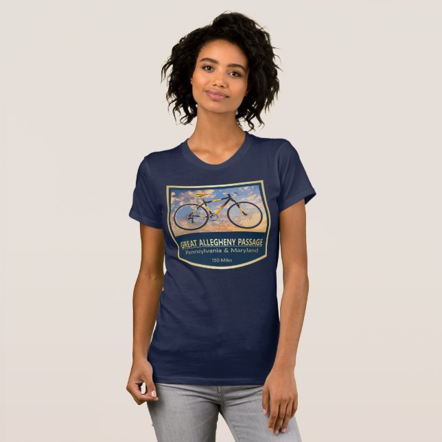 Camiseta Excelente Alegado Passagem (bicicleta2) 2 (Frente Completa)