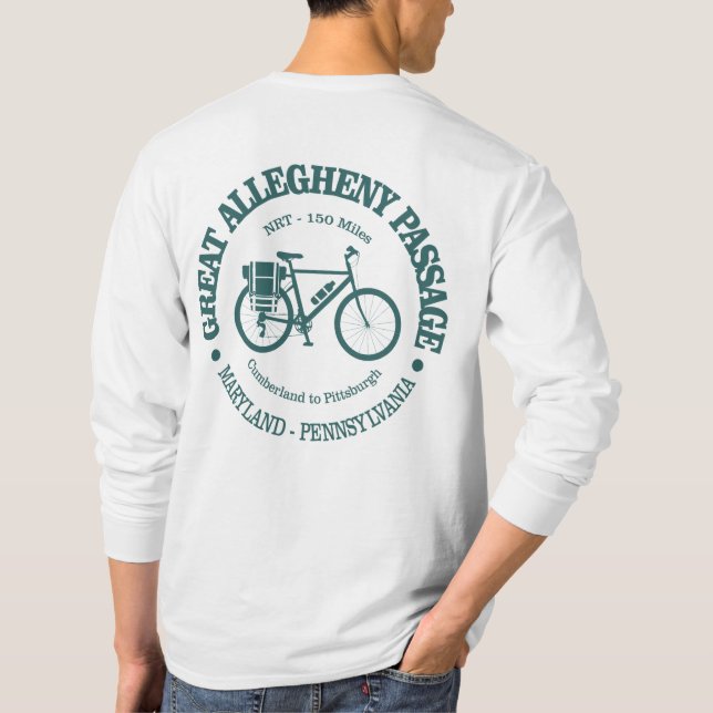 Camiseta Excelente Alegremente Passagem (ciclismo) (Verso)