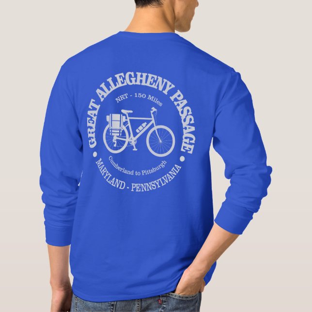 Camiseta Excelente Alegremente Passagem (ciclismo) (Verso)
