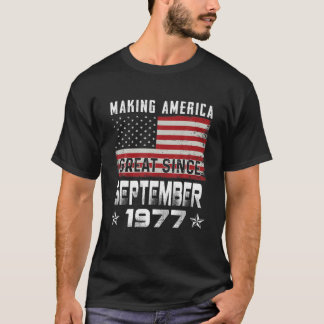 Camiseta Excelente América fazer desde o aniversário de set