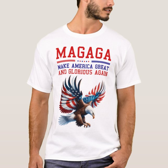 Camiseta Excelente Americano e Eleição Gloriosa (Frente)