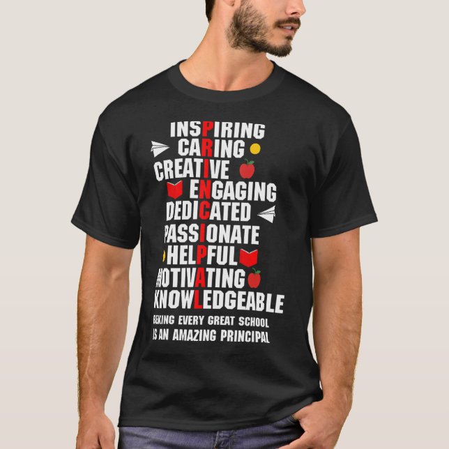 Camiseta Excelente Apreciação Inspiracional Principal (Frente)