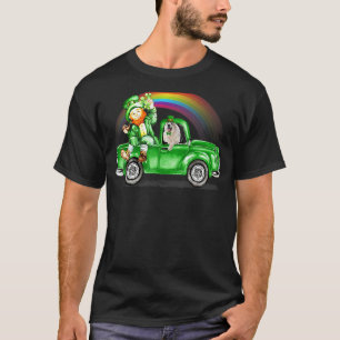 Camiseta Excelente Arco-Íris Pirenéus Leprechauns Green Tru