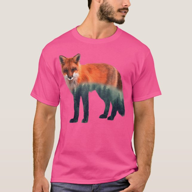 Camiseta Excelente Art Wild Nature Fox (Frente)