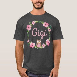 Camiseta Excelente Avó Gigi Anúncio de gravidez Baby Rev