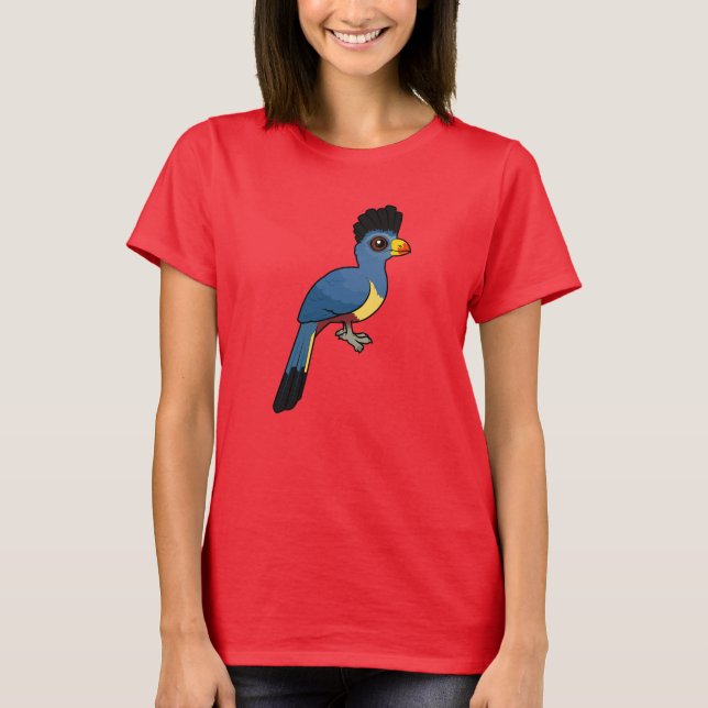 Camiseta Excelente azul Turaco (Frente)
