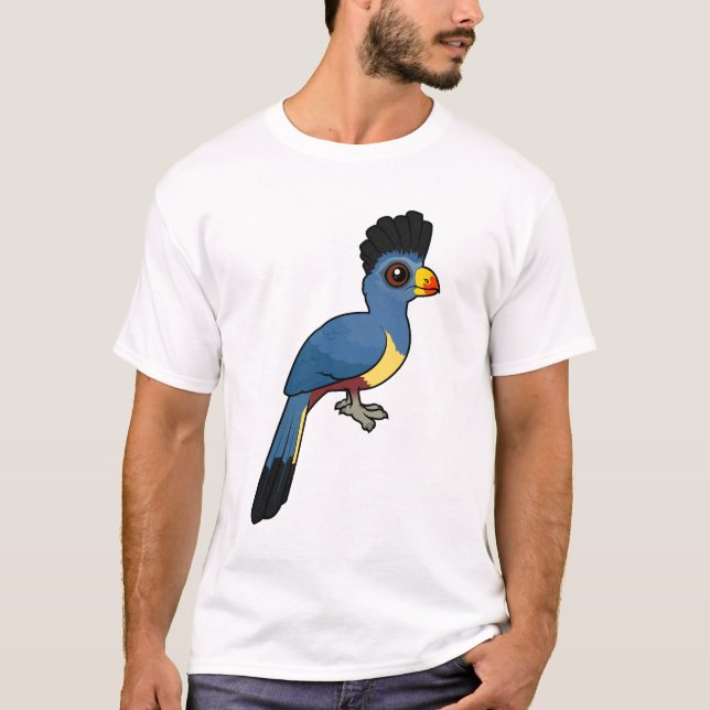 Camiseta Excelente azul Turaco (Frente)