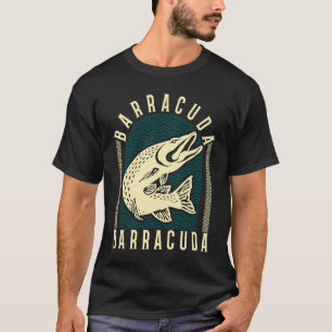 Camiseta Excelente Barracuda Cuda Pesca Selvagem Saltwater 