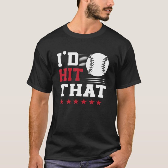 Camiseta Excelente Baseball Gift Boys Batter Pitcher Men Ve (Frente)