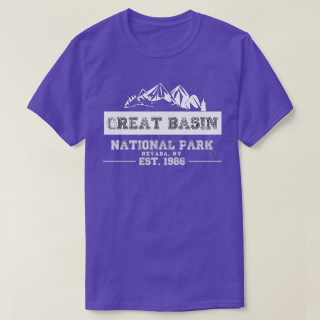 Camiseta Excelente Basin, Nevada National Park (Frente do Design)