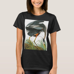 Camiseta Excelente Blue Heron por John James Audubon