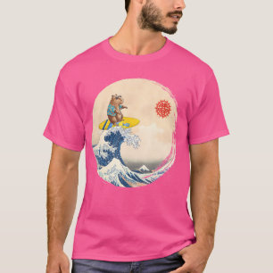 Camiseta Excelente Bonito Japonês Onda Kanagawa Surfing Cap