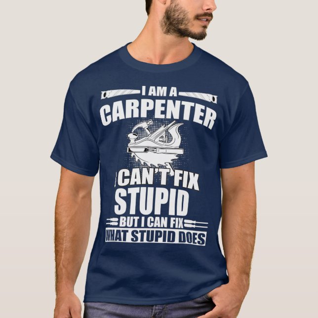 Camiseta Excelente Carpenter Gift Craftsman Toque Woodwork (Frente)
