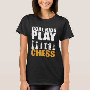 Camiseta Excelente Chess Garotos Chess Piece Garotas