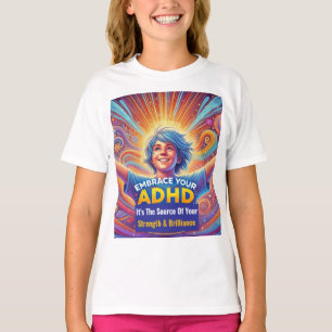 Camiseta Excelente com ADHD* Abrace seu ADHD