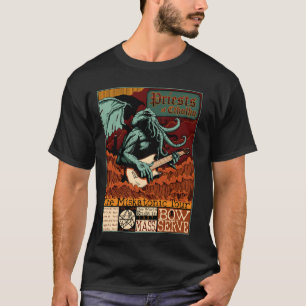 Camiseta Excelente Cthulhu Miskatônico Rock Cosmic Horror M
