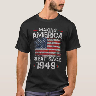 Camiseta Excelente Da América Do Fazer De 73 Dias Desde 194