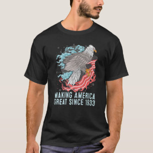 Camiseta excelente da América do Fazer de 89º aniversário d